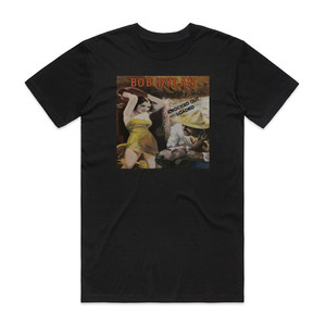 Bob Dylan Knocked Out Loaded Album Cover T-Shirt Black Bob Dylan Knocked Out Loaded Album Cover T-Shirt Black