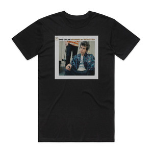 Bob Dylan Highway 61 Revisited 1 Album Cover T-Shirt Black Bob Dylan Highway 61 Revisited 1 Album Cover T-Shirt Black