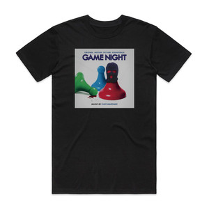 Cliff Martinez Game Night Album Cover T-Shirt Black Cliff Martinez Game Night Album Cover T-Shirt Black