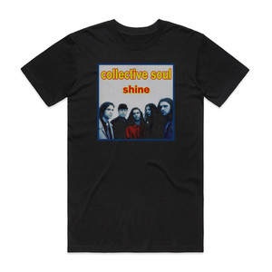 Collective Soul Shine Album Cover T-Shirt Black Collective Soul Shine Album Cover T-Shirt Black