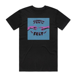 Clean Cut Kid Felt Album Cover T-Shirt Black Clean Cut Kid Felt Album Cover T-Shirt Black