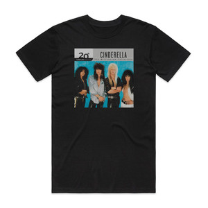Cinderella 20Th Century Masters The Millennium Collection The Best Of C Album Cover T-Shirt Black Cinderella 20Th Century Masters The Millennium Collection The Best Of C Album Cover T-Shirt Black