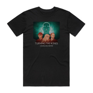 CHVRCHES Turning The Bones Chvrches Remix Album Cover T-Shirt Black CHVRCHES Turning The Bones Chvrches Remix Album Cover T-Shirt Black