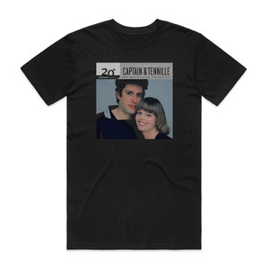Captain and Tennille 20Th Century Masters The Millennium Collection The Best Of C Album Cover T-Shirt Black Captain and Tennille 20Th Century Masters The Millennium Collection The Best Of C Album Cover T-Shirt Black