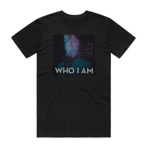 Christian Burns Who I Am 1 Album Cover T-Shirt Black