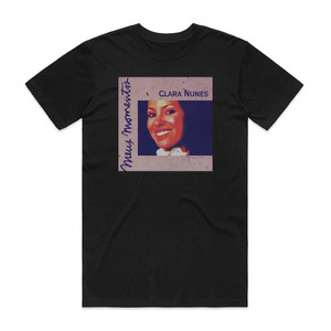Clara Nunes Meus Momentos Album Cover T-Shirt Black