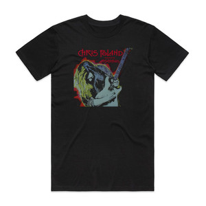 Chris Poland Return To Metalopolis Album Cover T-Shirt Black Chris Poland Return To Metalopolis Album Cover T-Shirt Black