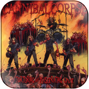 Cannibal Corpse Torturing And Eviscerating Live Album Cover Sticker Album Cover Sticker Cannibal Corpse Torturing And Eviscerating Live Album Cover Sticker Album Cover Sticker