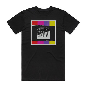 Cutting Crew The Best Of Cutting Crew Album Cover T-Shirt Black