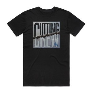 Cutting Crew Broadcast 1 Album Cover T-Shirt Black