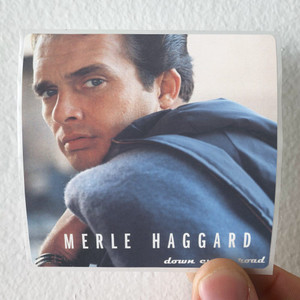 Merle Haggard Down Every Road Album Cover Sticker Merle Haggard Down Every Road Album Cover Sticker