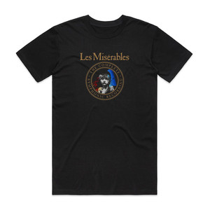 Claude-Michel Schonberg Les Misrables 1988 Studio Cast 1 Album Cover T-Shirt Black