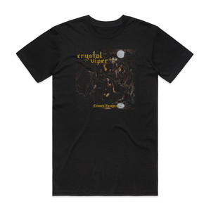 Crystal Viper Crimen Excepta Album Cover T-Shirt Black