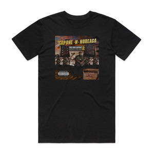 Capone-N-Noreaga The War Report 2 Report The War Album Cover T-Shirt Black