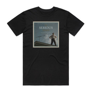 Carter Burwell A Serious Man Album Cover T-Shirt Black Carter Burwell A Serious Man Album Cover T-Shirt Black
