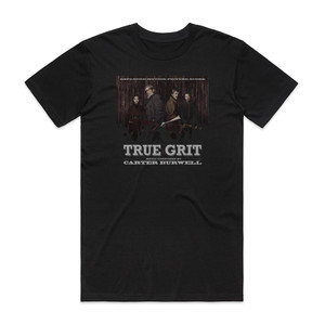 Carter Burwell True Grit Album Cover T-Shirt Black