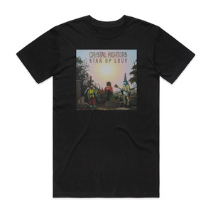 Crystal Fighters Star Of Love 1 Album Cover T-Shirt Black