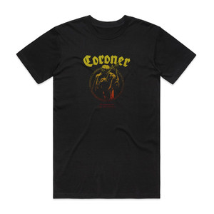 Coroner Punishment For Decadence 1 Album Cover T-Shirt Black Coroner Punishment For Decadence 1 Album Cover T-Shirt Black