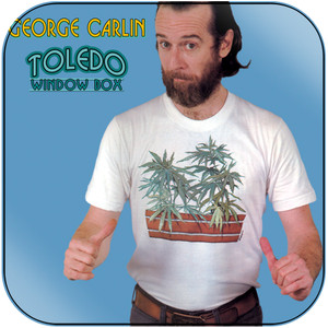 George Carlin Toledo Window Box Album Cover Sticker Album Cover Sticker
