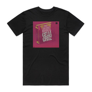 Celia Cruz Mi Diario Musical Album Cover T-Shirt Black