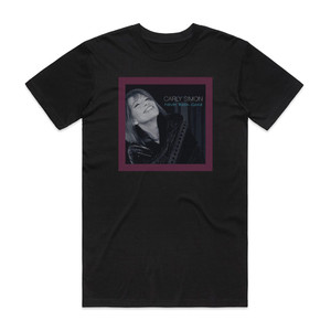 Carly Simon Never Been Gone Album Cover T-Shirt Black Carly Simon Never Been Gone Album Cover T-Shirt Black
