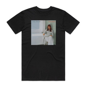 Carly Simon Hotcakes Album Cover T-Shirt Black