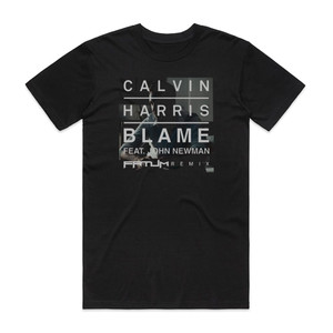 Calvin Harris Blame 3 Album Cover T-Shirt Black Calvin Harris Blame 3 Album Cover T-Shirt Black