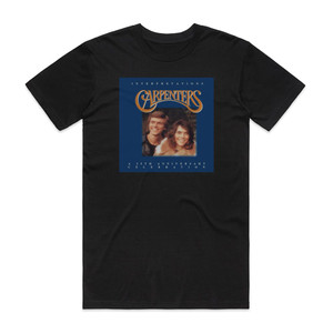 Carpenters Carpenters Album Cover T-Shirt Black Carpenters Carpenters Album Cover T-Shirt Black