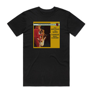 Chet Baker Carnegie Hall Concert Album Cover T-Shirt Black Chet Baker Carnegie Hall Concert Album Cover T-Shirt Black