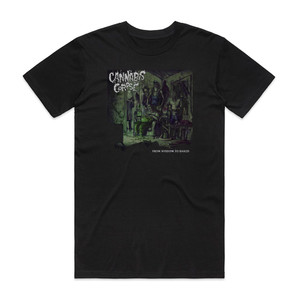 Cannabis Corpse From Wisdom To Baked Album Cover T-Shirt Black