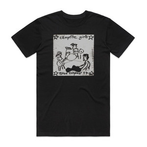 Campfire Girls Mood Enhancer Ep Album Cover T-Shirt Black Campfire Girls Mood Enhancer Ep Album Cover T-Shirt Black