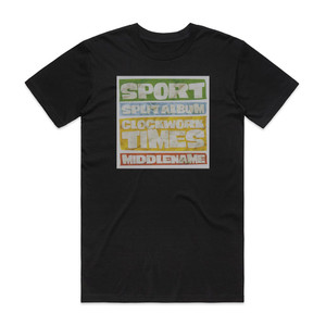 Clockwork Times Sport Album Cover T-Shirt Black