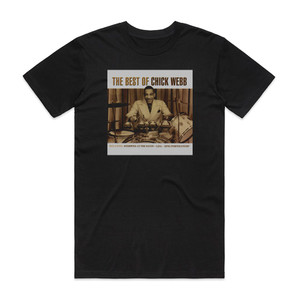 Chick Webb Rhythm Man Album Cover T-Shirt Black