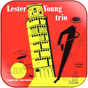 Lester Young Lester Young Trio Album Cover Sticker Lester Young Lester Young Trio Album Cover Sticker