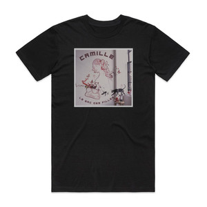 Camille Le Sac Des Filles Album Cover T-Shirt Black Camille Le Sac Des Filles Album Cover T-Shirt Black