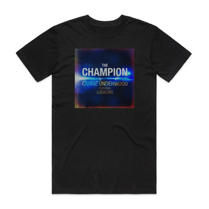 Carrie Underwood The Champion Album Cover T-Shirt Black