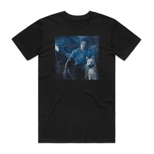 Conrad Brice La Nuit Bleue Album Cover T-Shirt Black