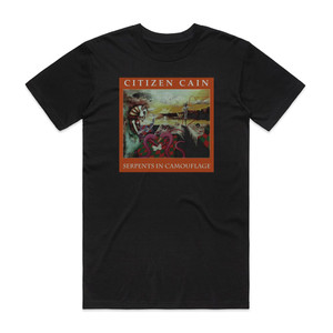 Citizen Cain Serpents In Camouflage Album Cover T-Shirt Black