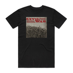 Civil War Civil War Ep Album Cover T-Shirt Black Civil War Civil War Ep Album Cover T-Shirt Black
