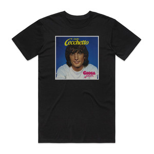 Claudio Cecchetto Gioca Jouer Album Cover T-Shirt Black