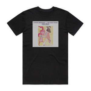 Captain Beefheart and His Magic Band Shiny Beast Bat Chain Puller Album Cover T-Shirt Black