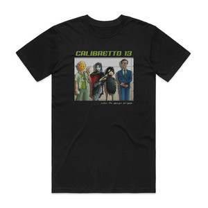 Calibretto Enter The Danger Brigade Album Cover T-Shirt Black Calibretto Enter The Danger Brigade Album Cover T-Shirt Black