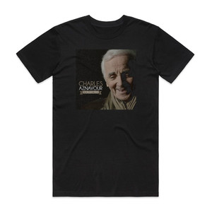 Charles Aznavour Collected Album Cover T-Shirt Black