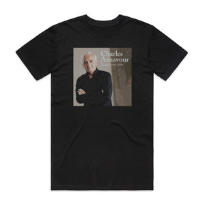 Charles Aznavour Insolitement Vtre Album Cover T-Shirt Black