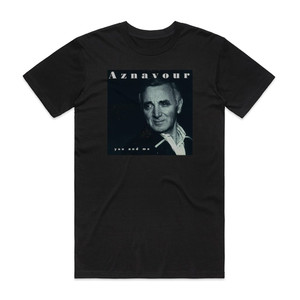 Charles Aznavour You And Me Album Cover T-Shirt Black