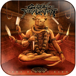 Cattle Decapitation Karmabloodykarma-2 Album Cover Sticker Album Cover Sticker