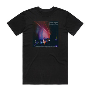 Cosmic Smokers On Another Planet Album Cover T-Shirt Black