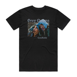 CocoRosie Grey Oceans Album Cover T-Shirt Black CocoRosie Grey Oceans Album Cover T-Shirt Black