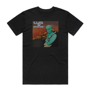 CJ and Co Devils Gun Album Cover T-Shirt Black