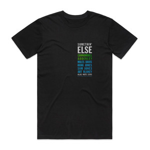 Cannonball Adderley Somethin Else Album Cover T-Shirt Black